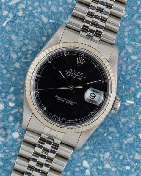 rolex datejust 16234 nerol con scatola|rolex oyster 16234 price.